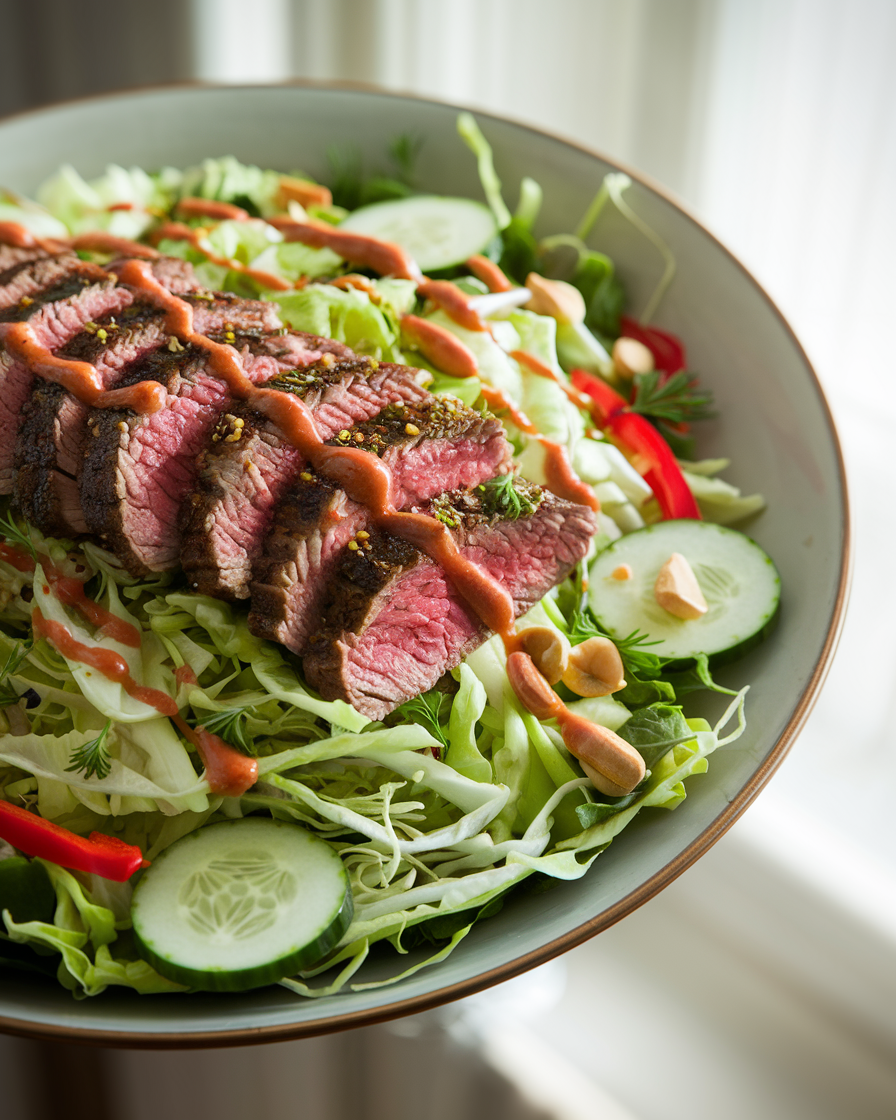 Vibrant Thai-Inspired Keto Steak Salad