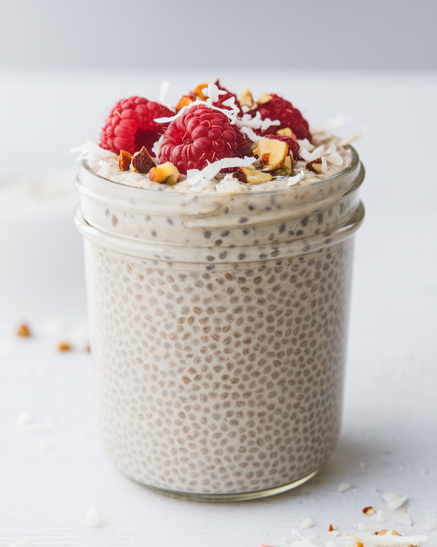 Chia Seed Pudding with Coconut Milk (GF, Dairy Free)