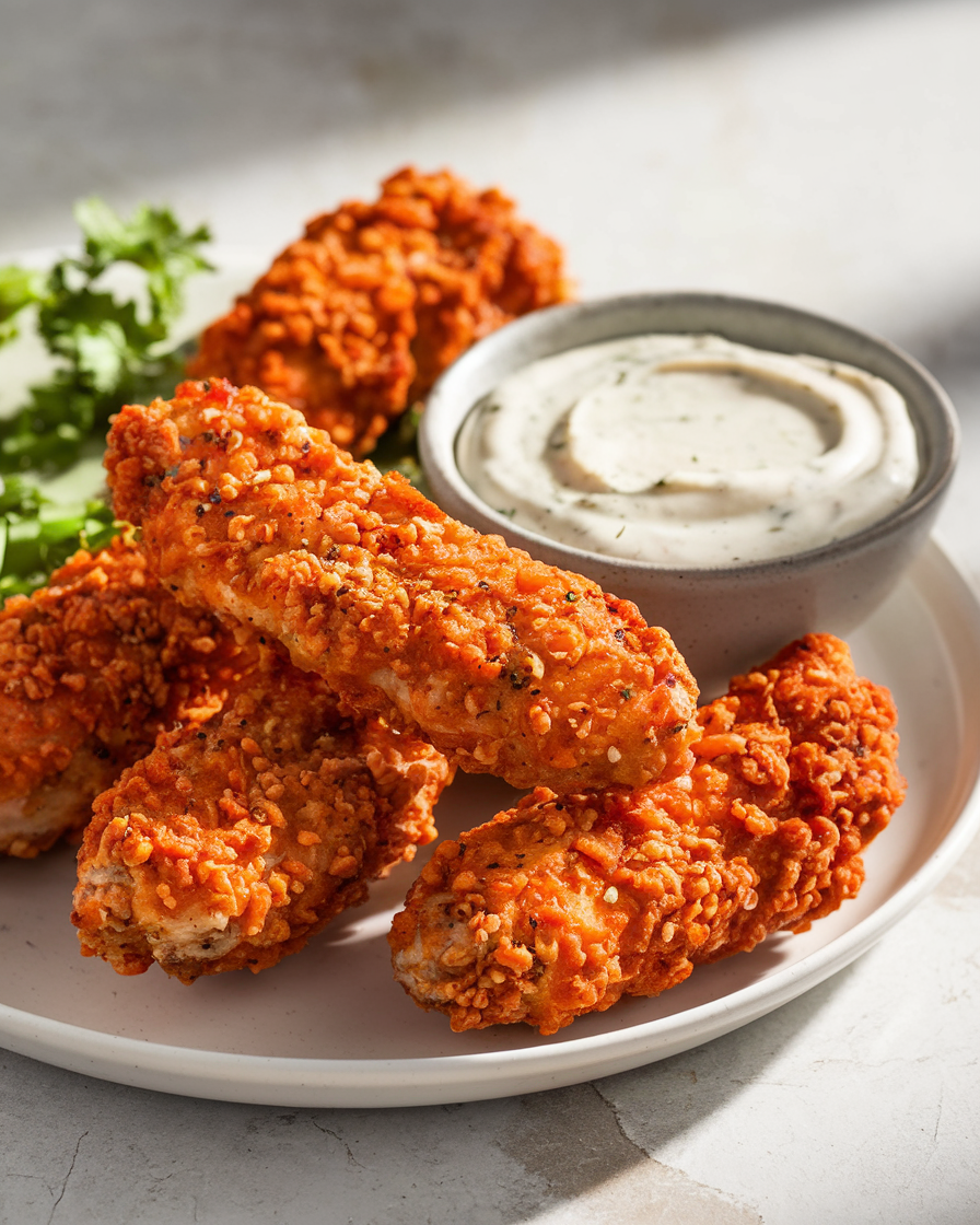 Buffalo Ranch Keto Chicken Tenders