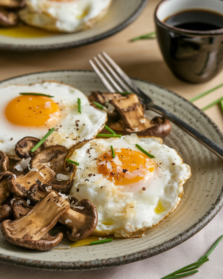 Truffle Mushroom Cloud Eggs: A Decadent, Low-Carb Brunch Delight